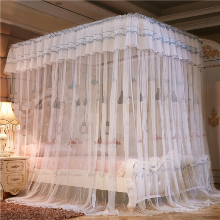 91家纺网 家纺一手货源 找家纺 （总）卓尔居 印花道轨U型蚊帐美好未来系列