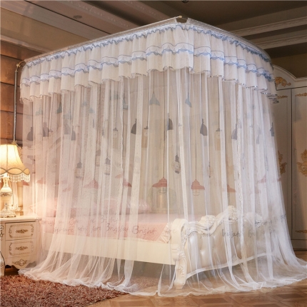 91家纺网 家纺一手货源 找家纺 （总）卓尔居 印花伸缩钓鱼竿蚊帐美好未来系列