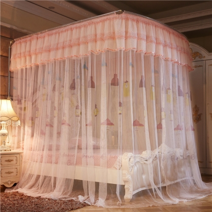 91家纺网 家纺一手货源 找家纺 卓尔居 印花伸缩钓鱼竿蚊帐美好未来系列 玉