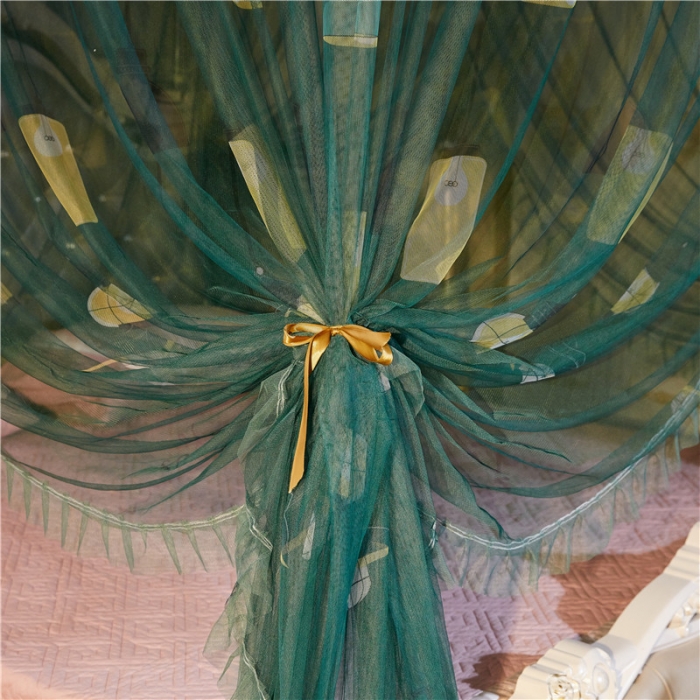 91家纺网 家纺一手货源 找家纺 卓尔居 印花伸缩钓鱼竿蚊帐美好未来系列 蓝