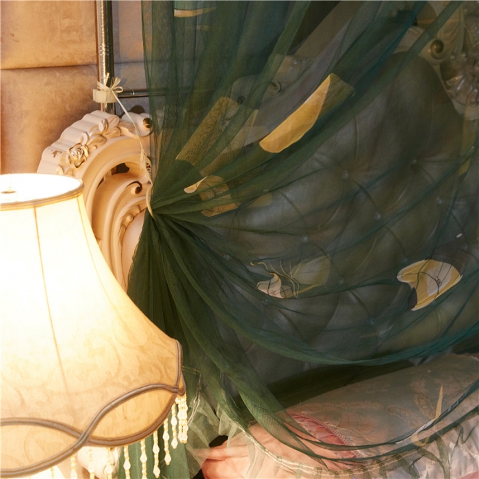 91家纺网 家纺一手货源 找家纺 卓尔居 印花伸缩钓鱼竿蚊帐美好未来系列 蓝