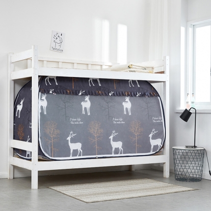 91家纺网 家纺一手货源 找家纺 （总）卓尔居学生蚊帐学生床帘蚊帐免安装床帘一体蚊帐上下铺蚊帐