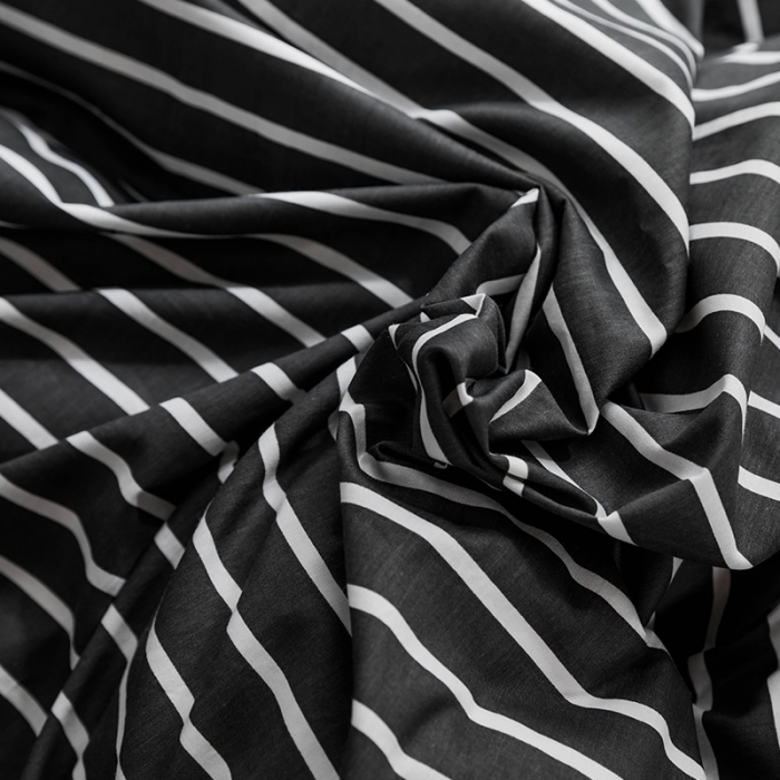 91家纺网 家纺一手货源 找家纺 艾沁 2018新款北欧极简主义系列纯棉四件套 寂静