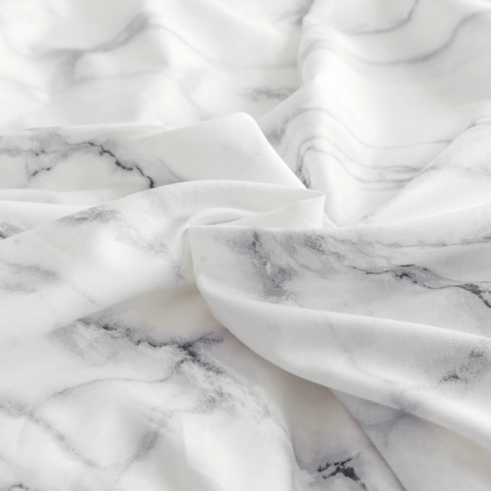 91家纺网 家纺一手货源 找家纺 艾沁家纺 2018新款北欧简约纯棉四件套石纹-粉