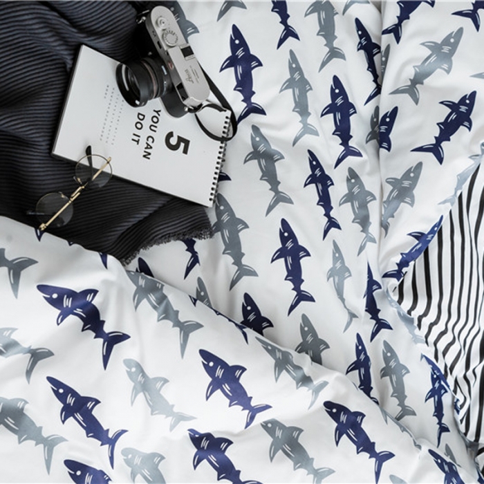 91家纺网 家纺一手货源 找家纺 艾沁 2019新款极简系列第三季四件套 港湾