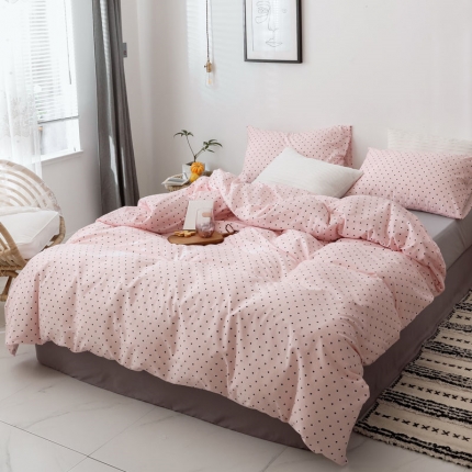 艾沁 2019新款纯棉北欧极简主义系列四件套 初心