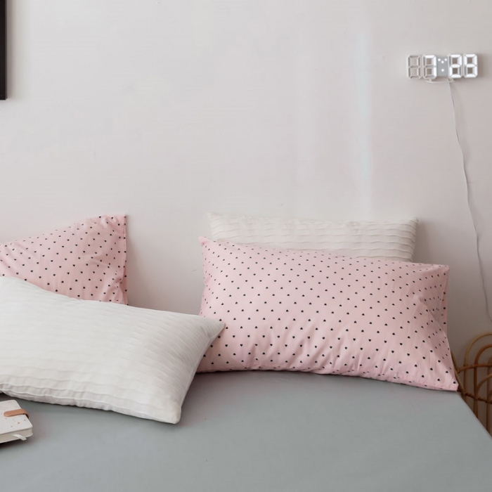 91家纺网 家纺一手货源 找家纺 艾沁 2019新款纯棉北欧极简主义系列四件套 初心