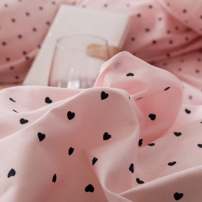 91家纺网 家纺一手货源 找家纺 艾沁 2019新款纯棉北欧极简主义系列四件套 初心