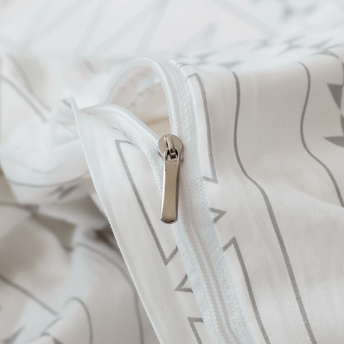 91家纺网 家纺一手货源 找家纺 纯棉北欧极简主义系列四件套 几何