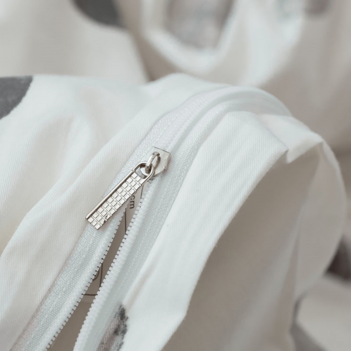 91家纺网 家纺一手货源 找家纺 艾沁 2019新款纯棉北欧极简主义系列四件套 寐色