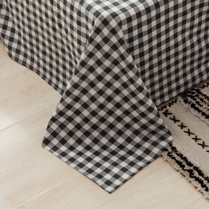 91家纺网 家纺一手货源 找家纺 艾沁 2019新款纯棉北欧极简主义系列四件套 马赛