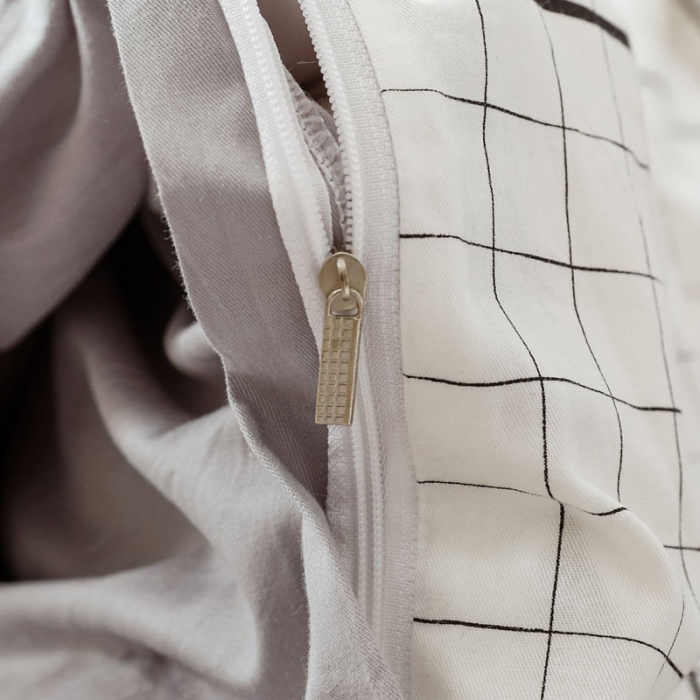 91家纺网 家纺一手货源 找家纺 艾沁 2019新款纯棉北欧极简主义系列四件套 想你