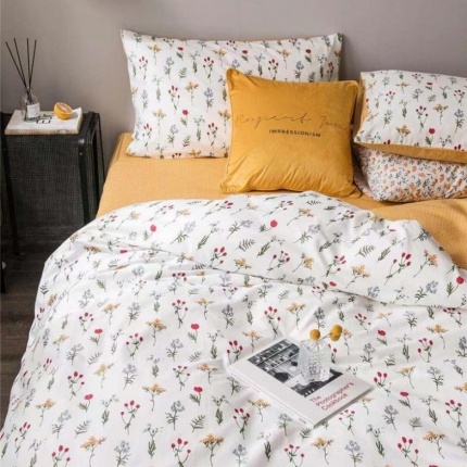 91家纺网 家纺一手货源 找家纺 （总）艾沁家纺 iNS北欧小清新系列碎花全棉四件套