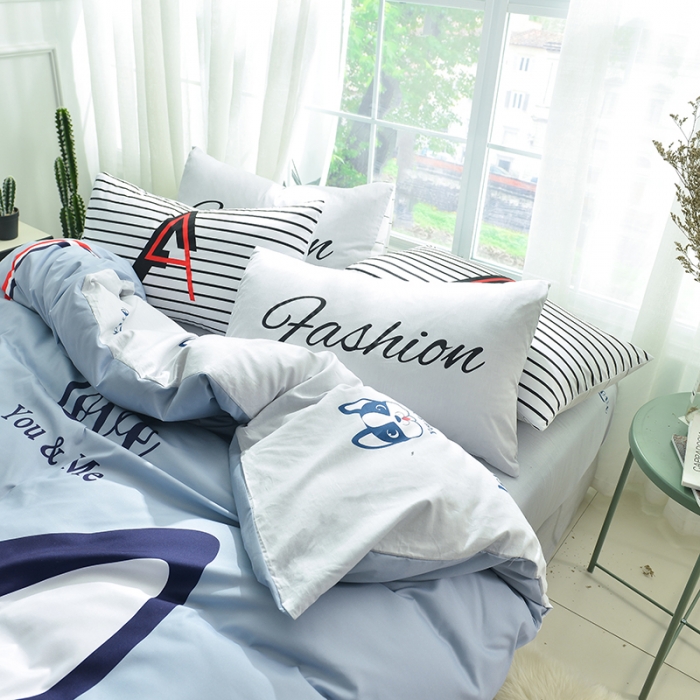 91家纺网 家纺一手货源 找家纺 涵宸家纺 新款全棉平网系列床单款斗牛