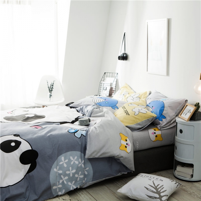 91家纺网 家纺一手货源 找家纺 涵宸家纺 新款全棉平网系列床单款 欢乐玩伴