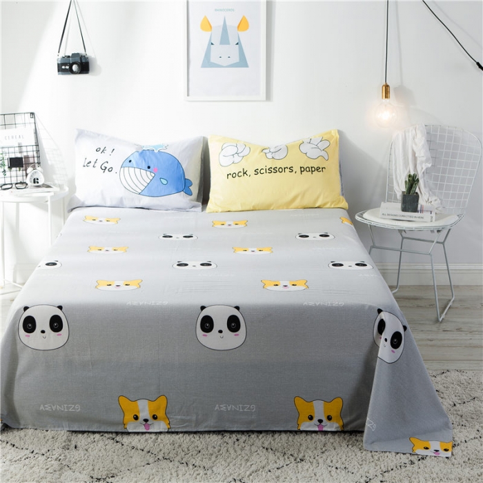 91家纺网 家纺一手货源 找家纺 涵宸家纺 大版全棉平网系列 （多规格）套件床单款 欢乐玩伴