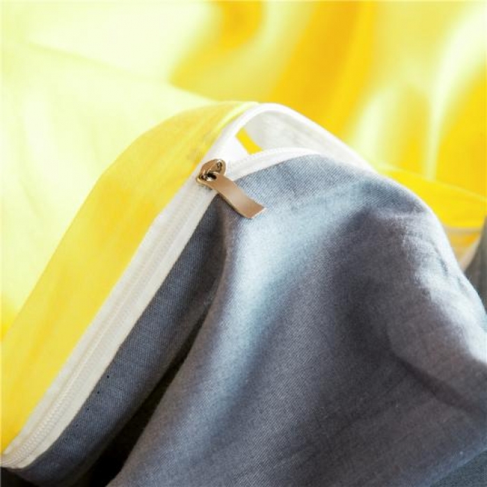 91家纺网 家纺一手货源 找家纺 涵宸家纺 大版全棉平网系列 （多规格）套件床单款大眼萌仔-黄