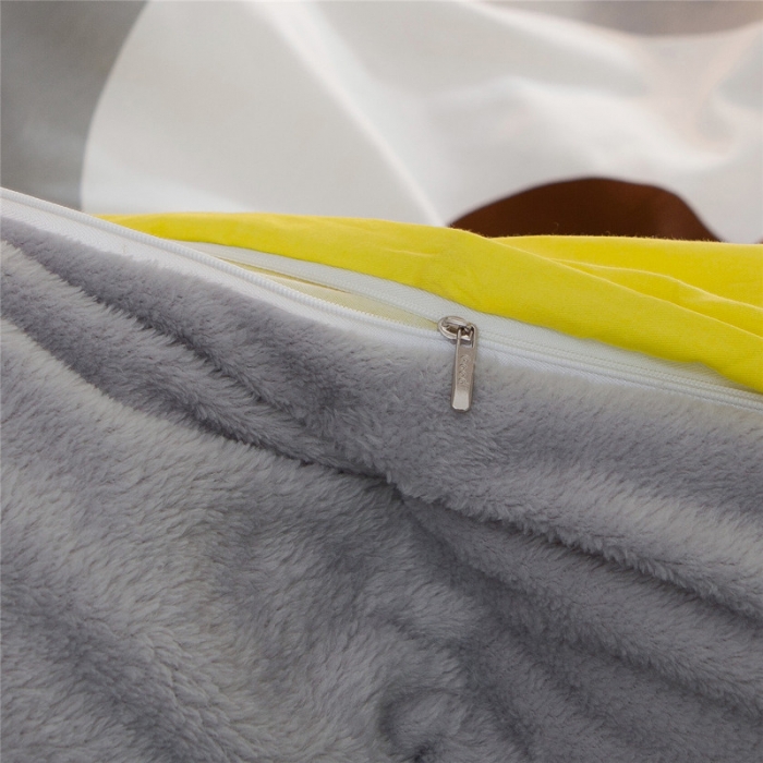 91家纺网 家纺一手货源 找家纺 涵宸家纺 新品绒-A棉大版B法莱绒套件床单款 大眼仔