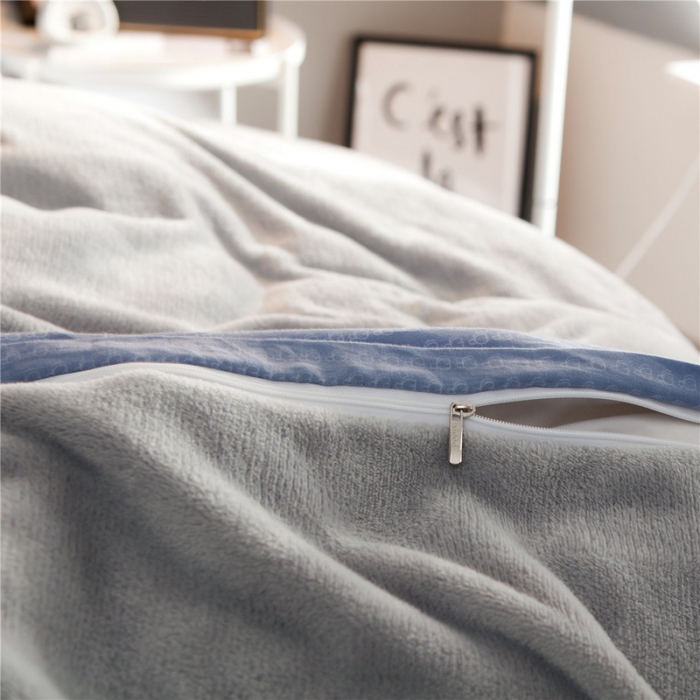 91家纺网 家纺一手货源 找家纺 涵宸家纺 新品绒-A棉大版B法莱绒套件床单款 斗牛