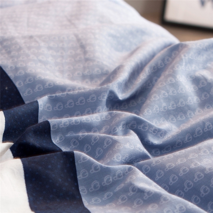 91家纺网 家纺一手货源 找家纺 涵宸家纺 新品绒-A棉大版B法莱绒套件床单款 斗牛