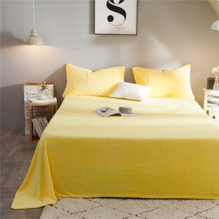 91家纺网 家纺一手货源 找家纺 涵宸家纺 新品绒-A棉大版B法莱绒套件床单款 萌鹿