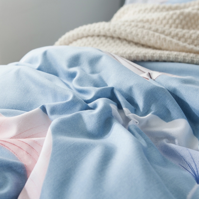 91家纺网 家纺一手货源 找家纺 涵宸家纺 新款绒-A针织磨毛B绒四件套 菲拉