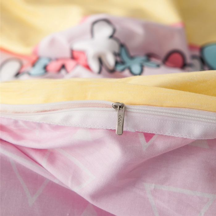 91家纺网 家纺一手货源 找家纺 涵宸家纺 单品大版全棉被套 笨笨猪