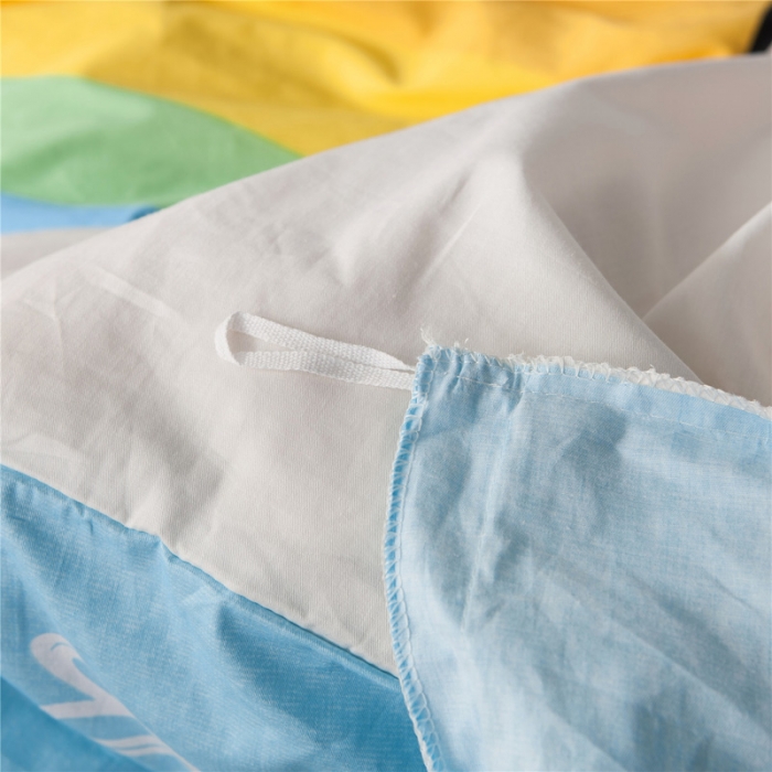 91家纺网 家纺一手货源 找家纺 涵宸家纺 单品大版全棉被套 彩虹熊