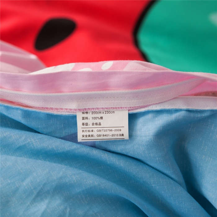 91家纺网 家纺一手货源 找家纺 涵宸家纺 单品大版全棉被套 草莓