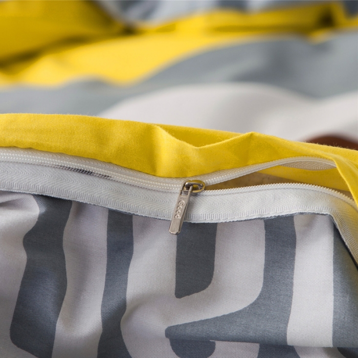 91家纺网 家纺一手货源 找家纺 涵宸家纺 单品大版全棉被套 大眼萌仔-黄