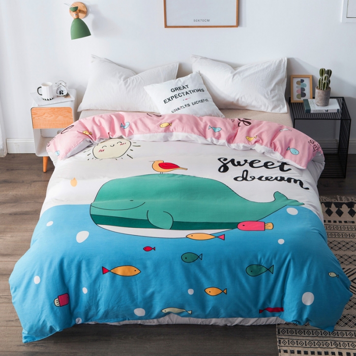 91家纺网 家纺一手货源 找家纺 涵宸家纺 单品大版全棉被套 航海天际