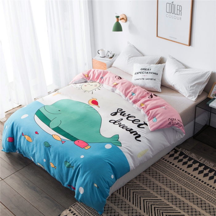 91家纺网 家纺一手货源 找家纺 涵宸家纺 单品大版全棉被套 航海天际