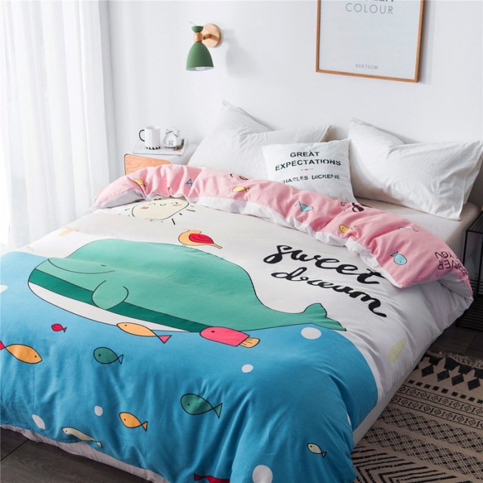 91家纺网 家纺一手货源 找家纺 涵宸家纺 单品大版全棉被套 航海天际