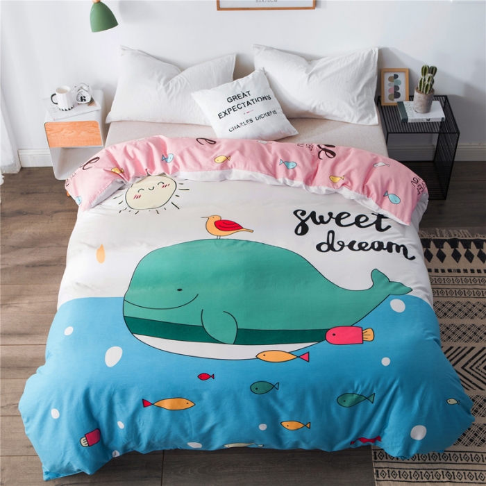 91家纺网 家纺一手货源 找家纺 涵宸家纺 单品大版全棉被套 航海天际