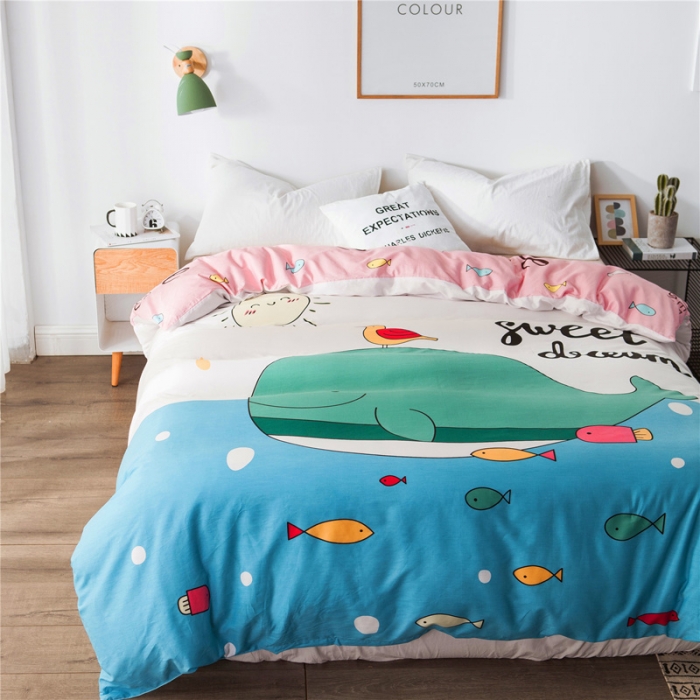 91家纺网 家纺一手货源 找家纺 涵宸家纺 单品大版全棉被套 航海天际