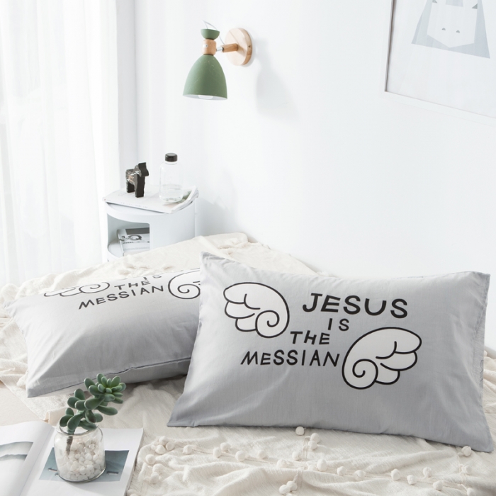 91家纺网 家纺一手货源 找家纺 涵宸家纺 新款单品大版全棉枕套48*74一对 大力