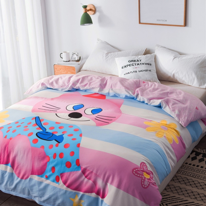 91家纺网 家纺一手货源 找家纺 涵宸家纺 单品大版全棉被套 喵小姐