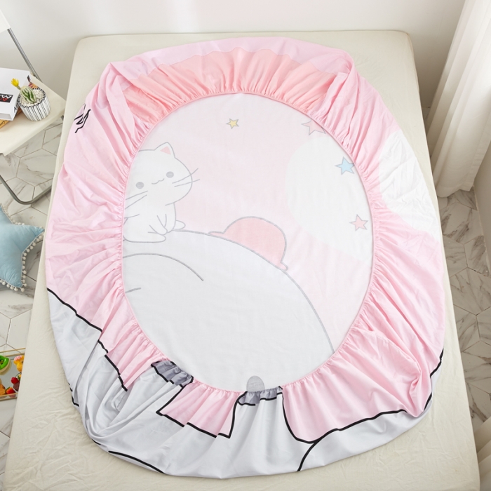 91家纺网 家纺一手货源 找家纺 涵宸家纺 新品全棉大版单品-床笠 萌萌小像