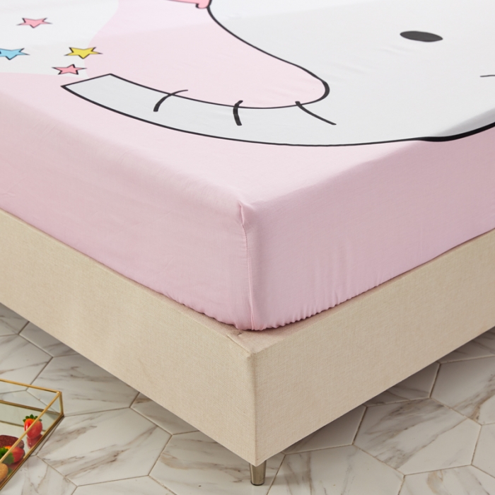 91家纺网 家纺一手货源 找家纺 涵宸家纺 新品全棉大版单品-床笠 萌萌小像