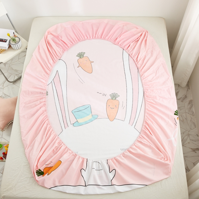 91家纺网 家纺一手货源 找家纺 涵宸家纺 新品全棉大版单品-床笠 兔宝宝