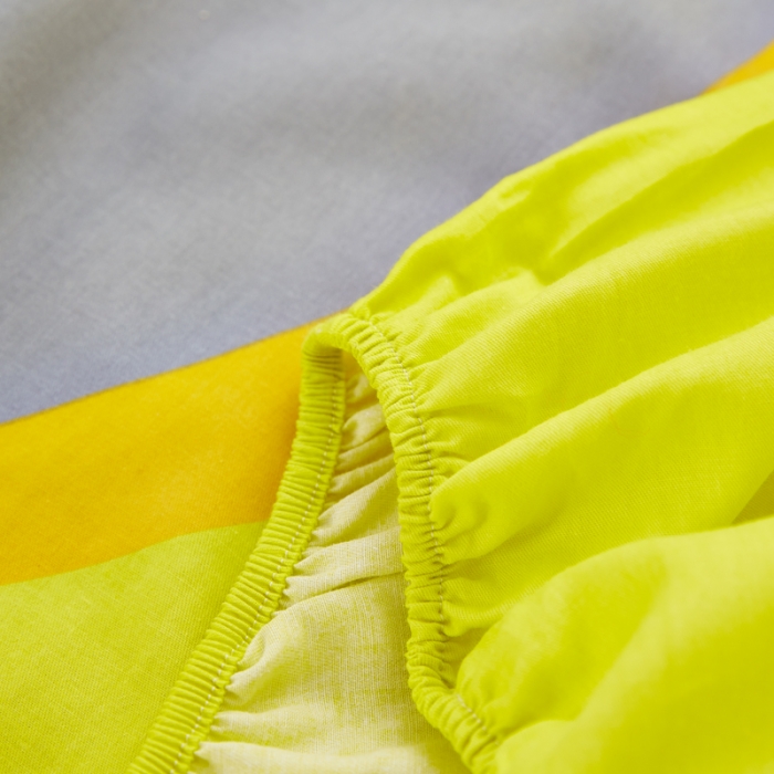 91家纺网 家纺一手货源 找家纺 涵宸家纺 新品全棉大版单品-床笠 大眼萌仔-黄