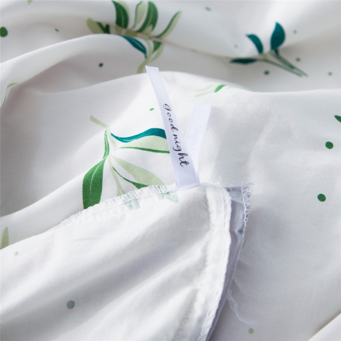 91家纺网 家纺一手货源 找家纺 涵宸家纺 新款13372流苏款加厚全棉刺绣四件套 抹绿