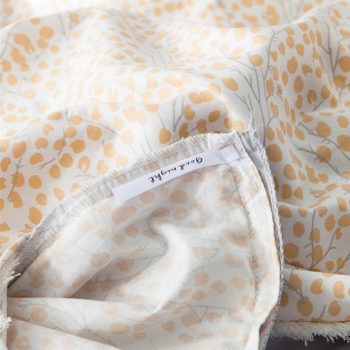 91家纺网 家纺一手货源 找家纺 涵宸家纺 新款13372流苏款加厚全棉刺绣四件套 浅忆