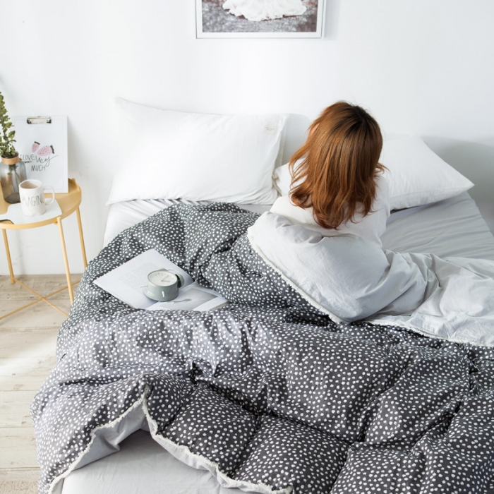 91家纺网 家纺一手货源 找家纺 涵宸家纺 新款13372流苏款全棉单品被套 眠棉