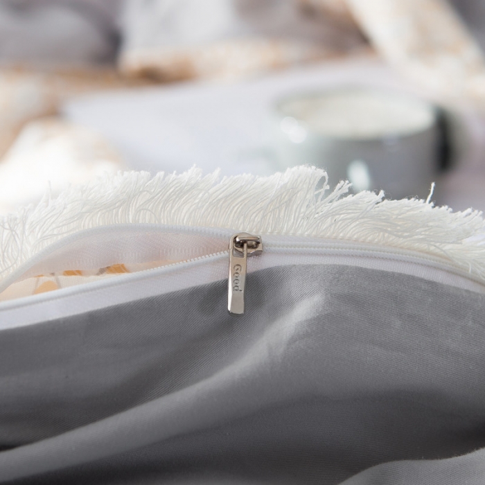 91家纺网 家纺一手货源 找家纺 涵宸家纺 新款13372流苏款全棉单品被套 浅忆