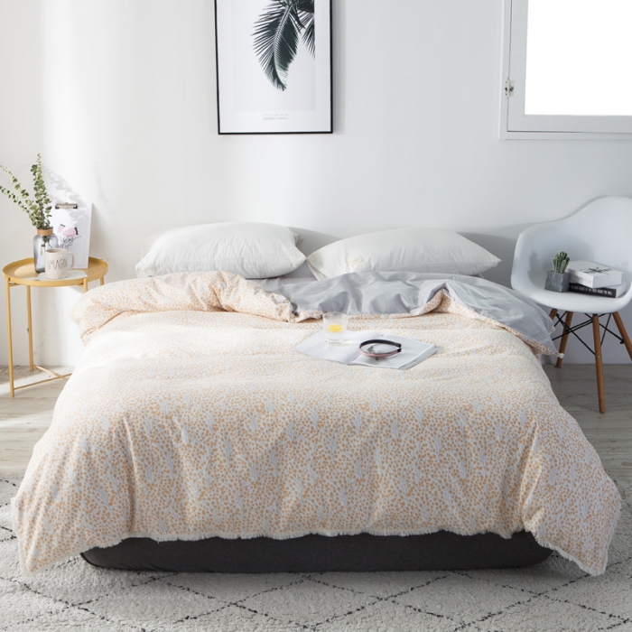 91家纺网 家纺一手货源 找家纺 涵宸家纺 新款13372流苏款全棉单品被套 浅忆