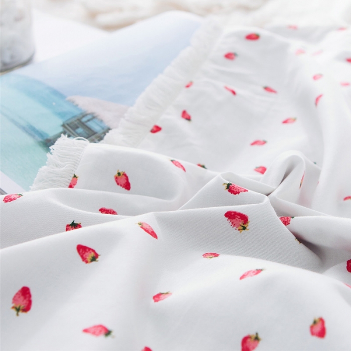 91家纺网 家纺一手货源 找家纺 涵宸家纺 新款13372流苏款全棉单品枕套一对 稚遇