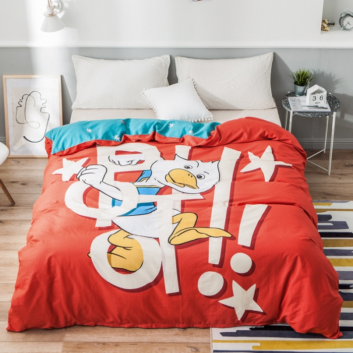 91家纺网 家纺一手货源 找家纺 涵宸家纺 单品大版全棉被套 探险记