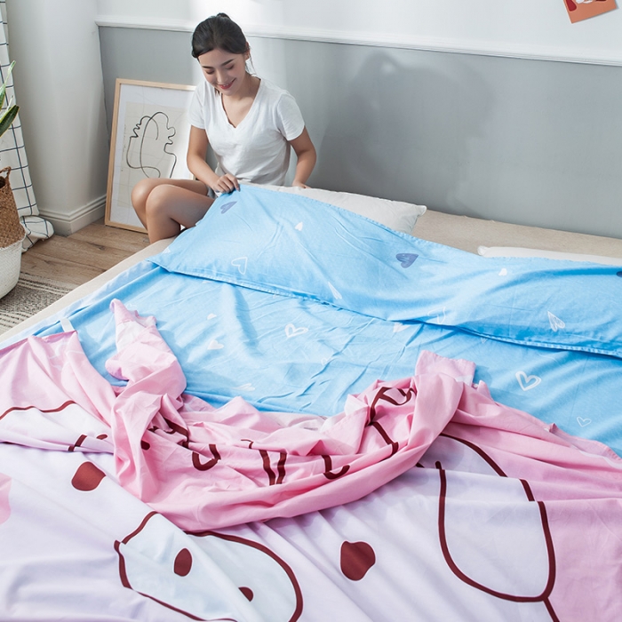 91家纺网 家纺一手货源 找家纺 涵宸家纺 新款全棉大版平网-睡袋baby猪