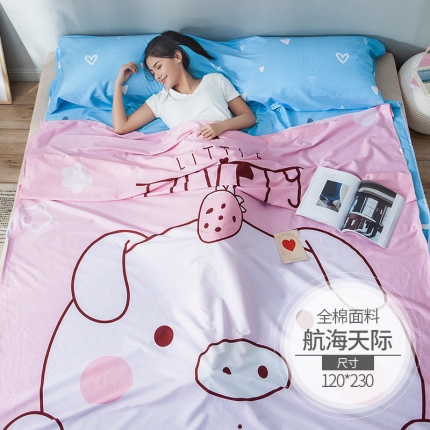 91家纺网 家纺一手货源 找家纺 涵宸家纺 新款全棉大版平网-睡袋baby猪